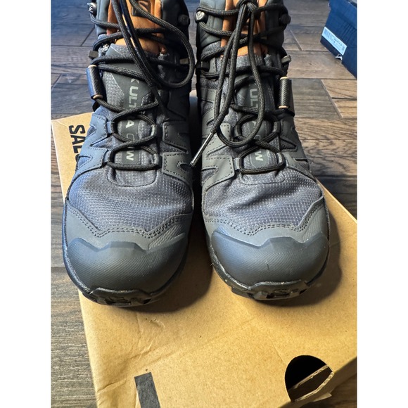 Salomon X Ultra 4 Mid GTX W Gore Tex Women's Hiking Boots Ebony Mocha Cream SZ 8 - Picture 7 of 15